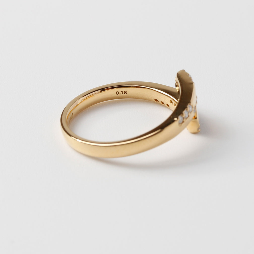 DREAM Rhythm 内側の刻印 総カラット 0.18ct